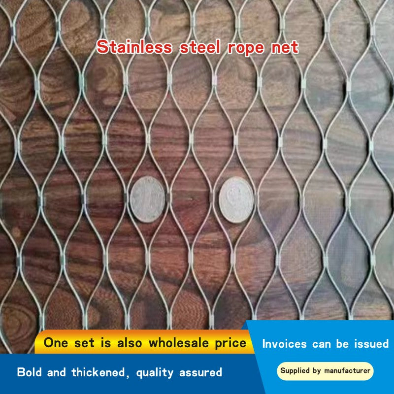 Stainless steel rope net