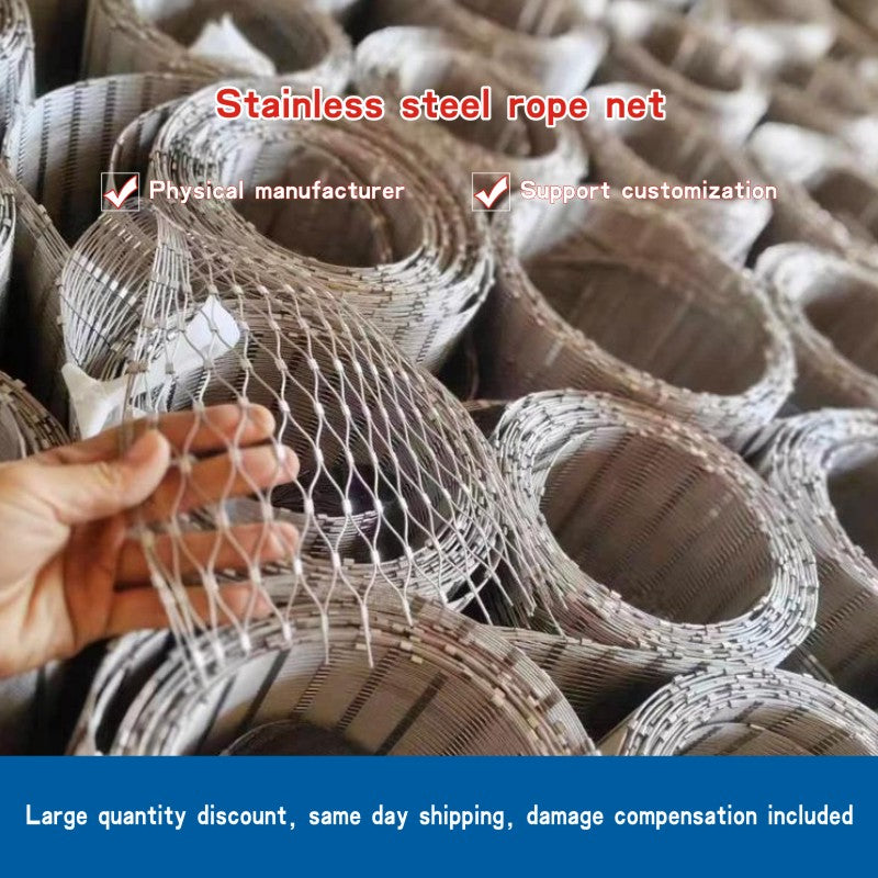 Stainless steel rope net