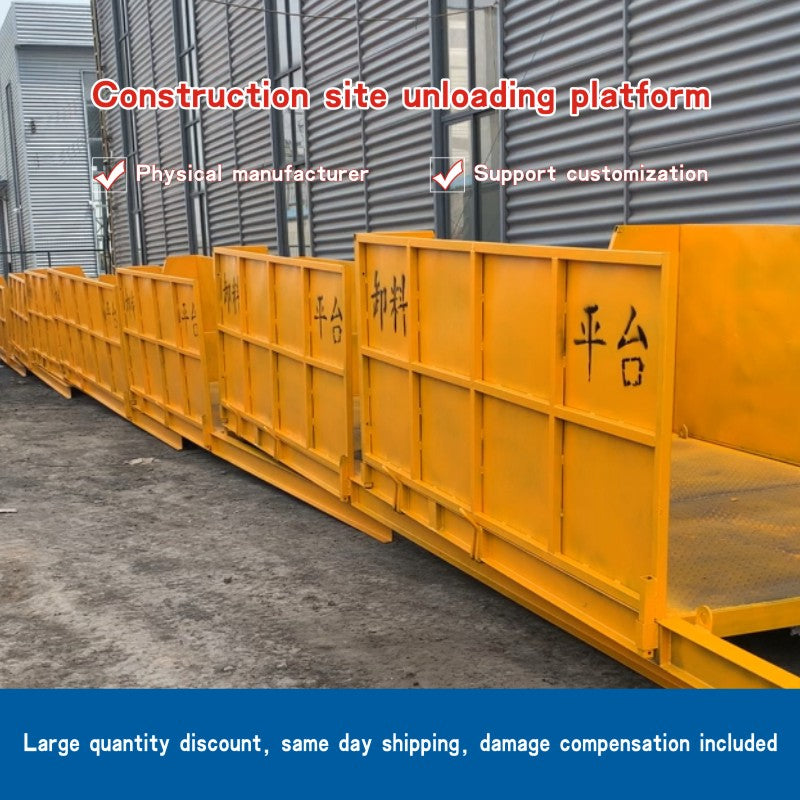 Manufacturer direct sales construction site unloading platform