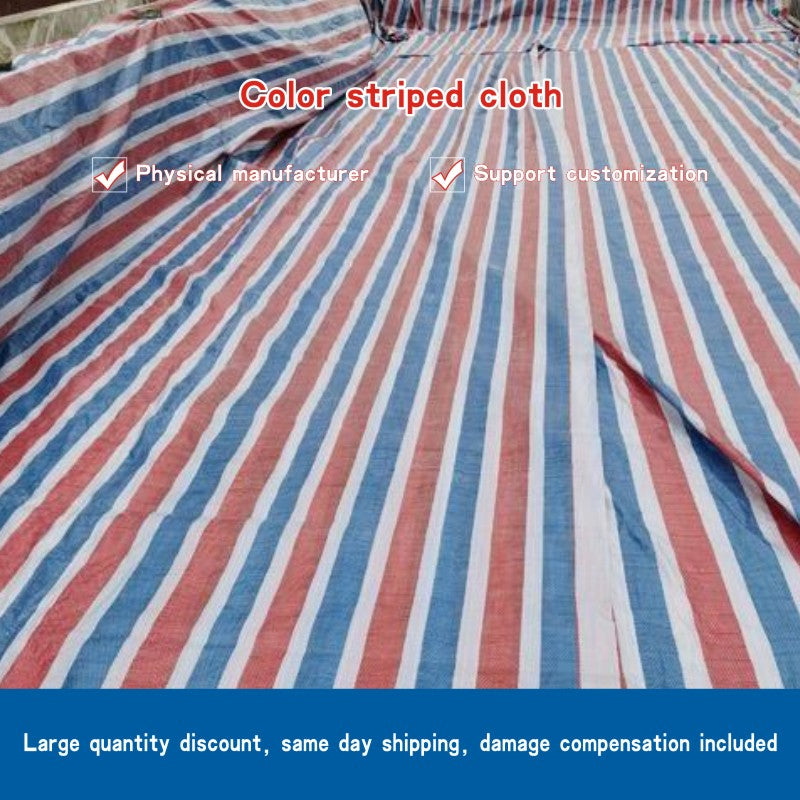 Color striped cloth