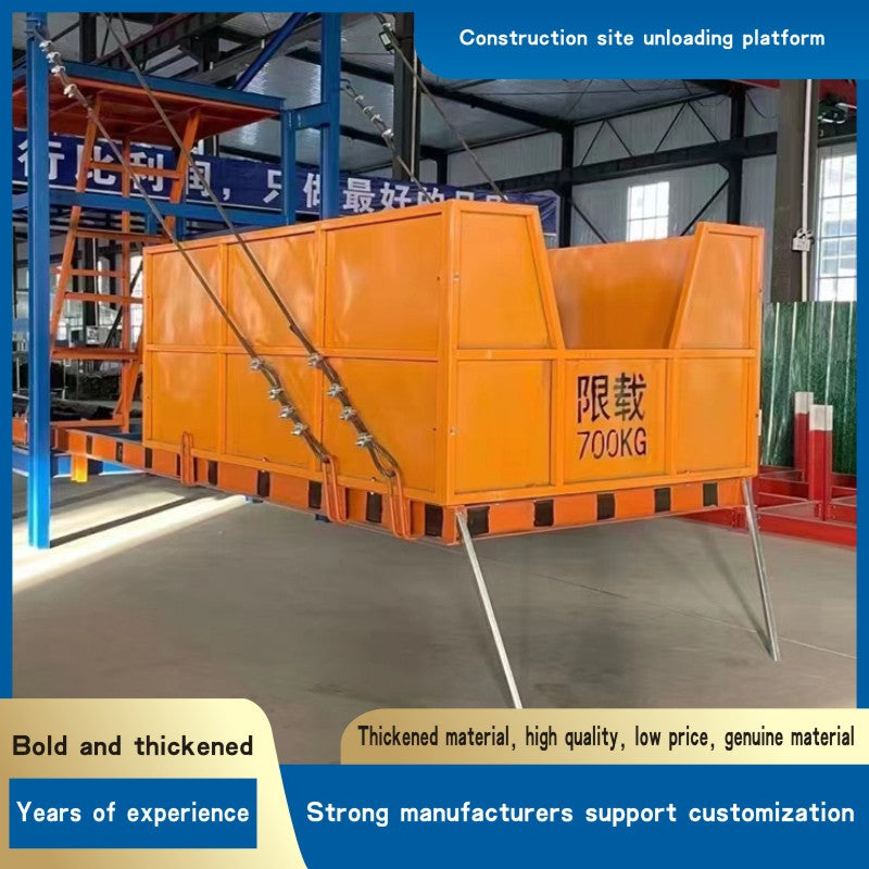 Manufacturer direct sales construction site unloading platform