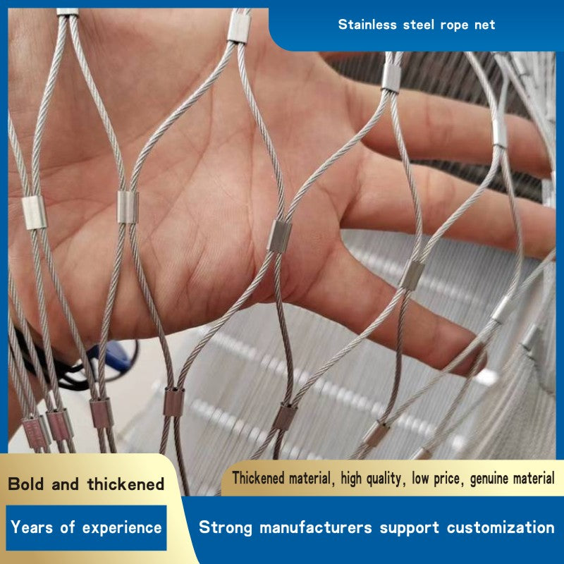 Stainless steel rope net