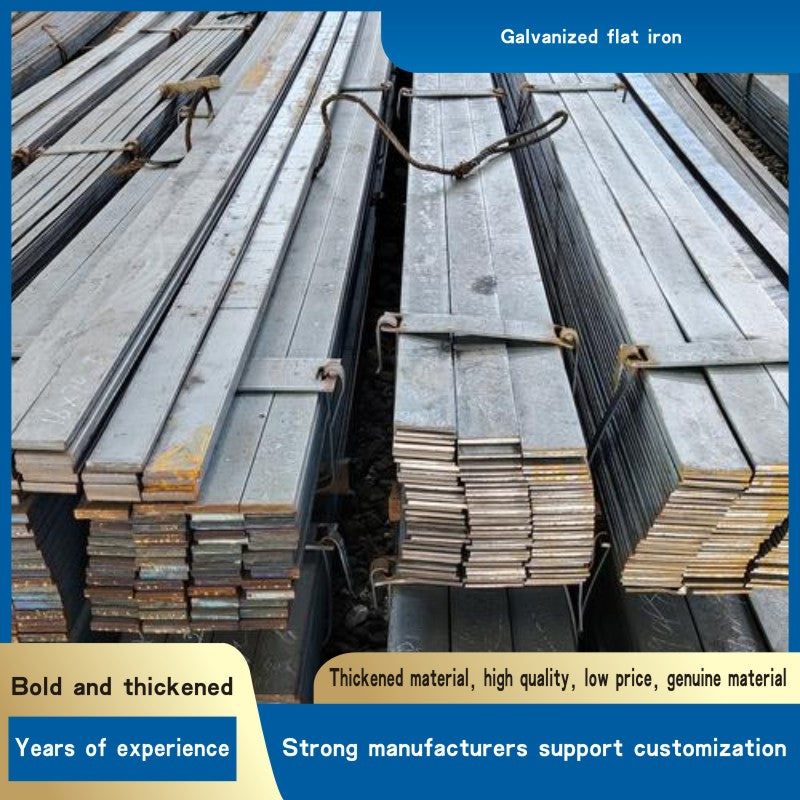 Galvanized flat iron