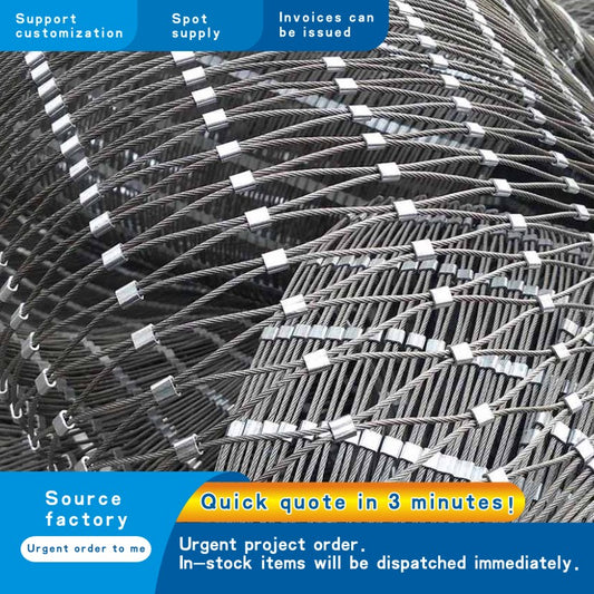 Stainless steel rope net