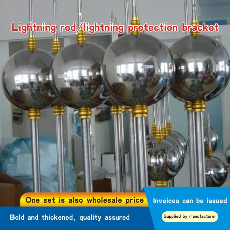 Lightning rodlightning protection bracket