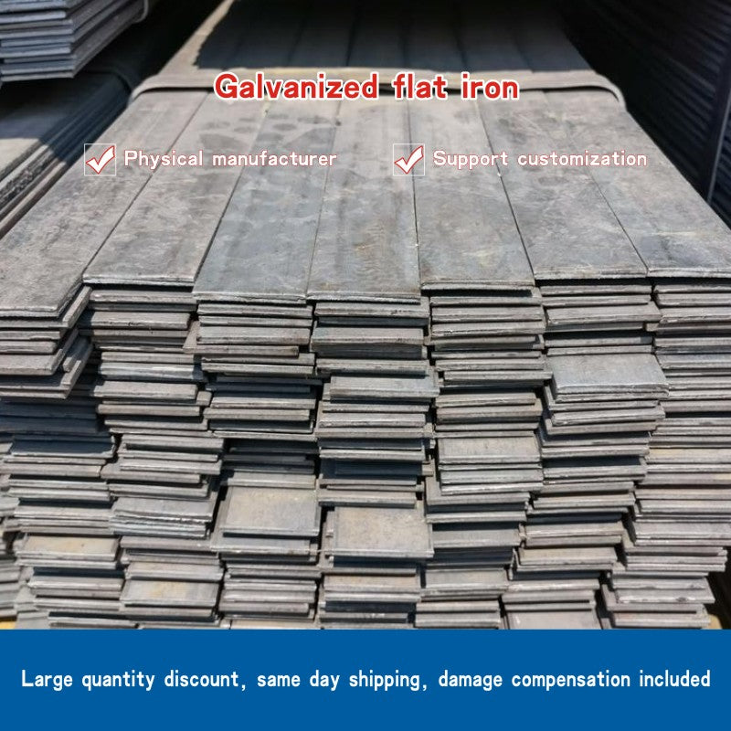 Galvanized flat iron