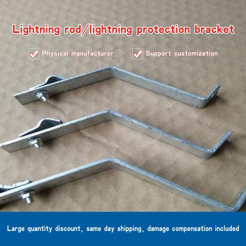 Lightning rodlightning protection bracket
